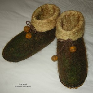 Wooly Felted Slippers
