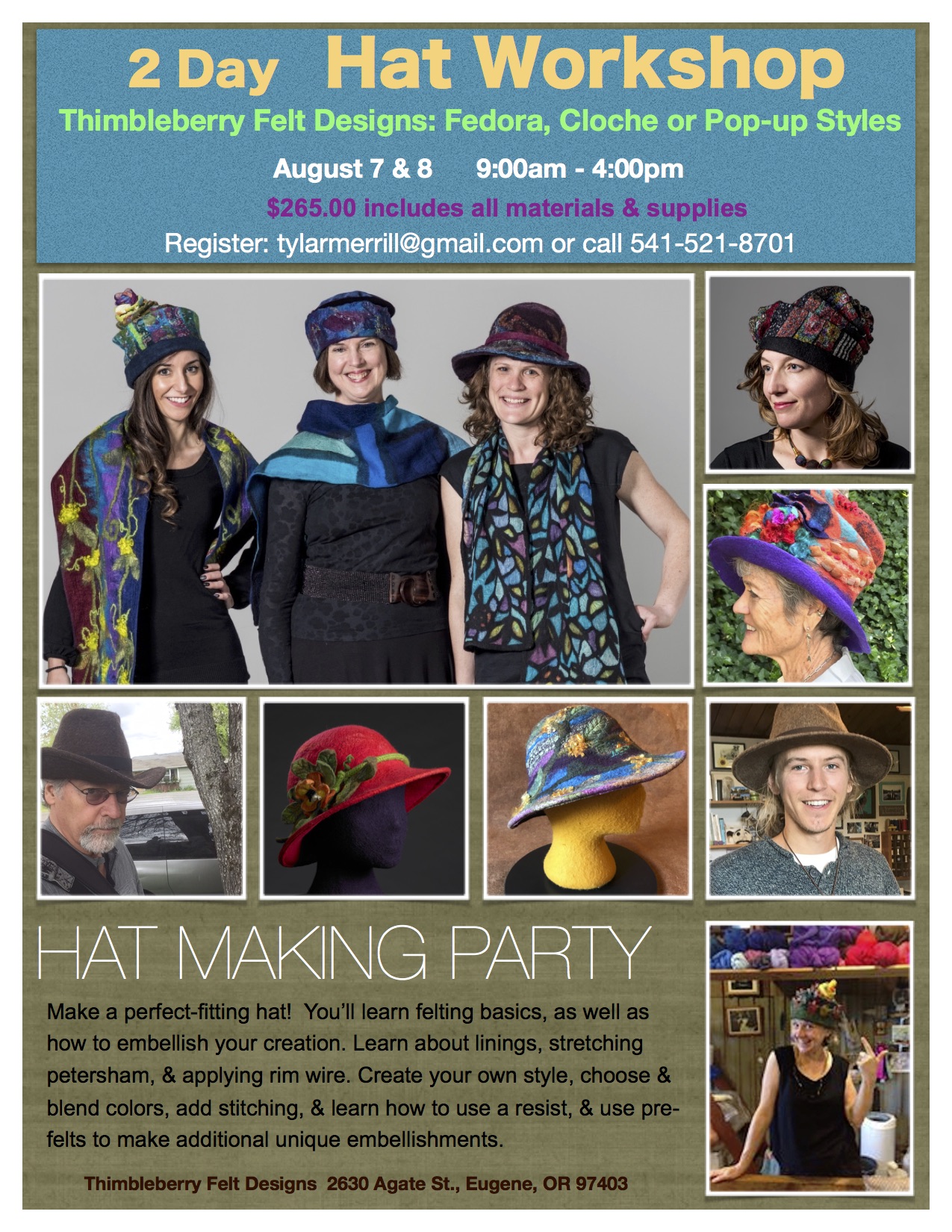 Felt Hat Making Workshop
